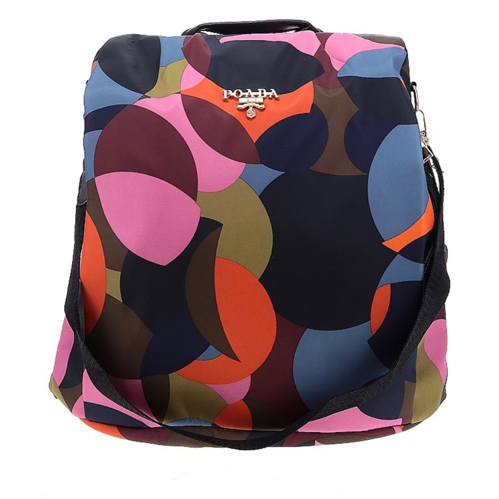 Poaba Multicolored Backpack/Shoulder Bag